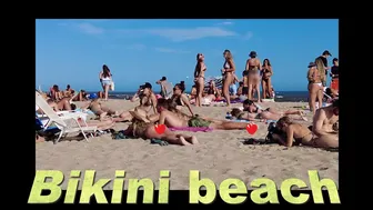 BIKINI Beach vlog in Punta del Este 2022 URUGUAY 4k video UY