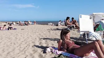 BIKINI Beach vlog in Punta del Este 2022 URUGUAY 4k video UY #3