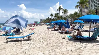 FORT LAUDERDALE BEACH Florida USA 4k video walk Travel vlog #4