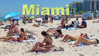 MIAMI BEACH walk Florida USA 4k video Travel vlog 2021