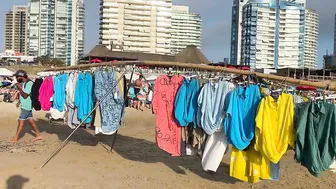 4K VIDEO BEACH WALK awesome Mansa PUNTA del ESTE URUGUAY UY #2