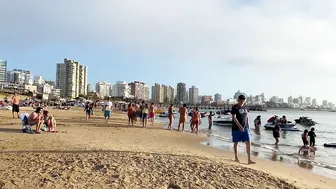 4K VIDEO BEACH WALK awesome Mansa PUNTA del ESTE URUGUAY UY #3