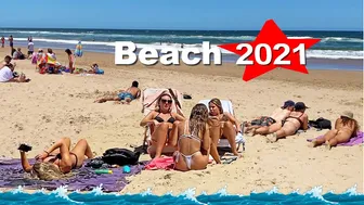 4K VIDEO BEACH WALK 2021 Brava Punta del Este URUGUAY travel