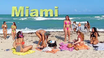 4K video South beach walking in MIAMI FLORIDA 2021