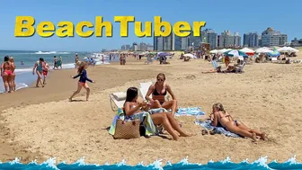 4K VIDEO BEACH WALK Brava Punta del Este URUGUAY UY travel