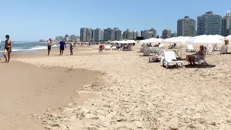 4K VIDEO BEACH WALK Brava Punta del Este URUGUAY UY travel #3