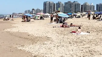 4K VIDEO BEACH WALK Brava Punta del Este URUGUAY UY travel #4