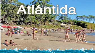 4K video BEACH walk ATLANTIDA Mansa Canelones URUGUAY 2021