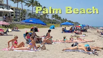 4K VIDEO West Palm BEACH WALK Florida USA Travel channel HDR #1