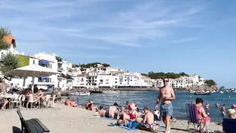 BEACH walk CADAQUES SPAIN 4k video in ESPAÑA COSTA BRAVA !! #3