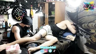 TATTOO xăm vòng đai full đùi cực chất Tribal tattoo | Lee Thành Đnai #4